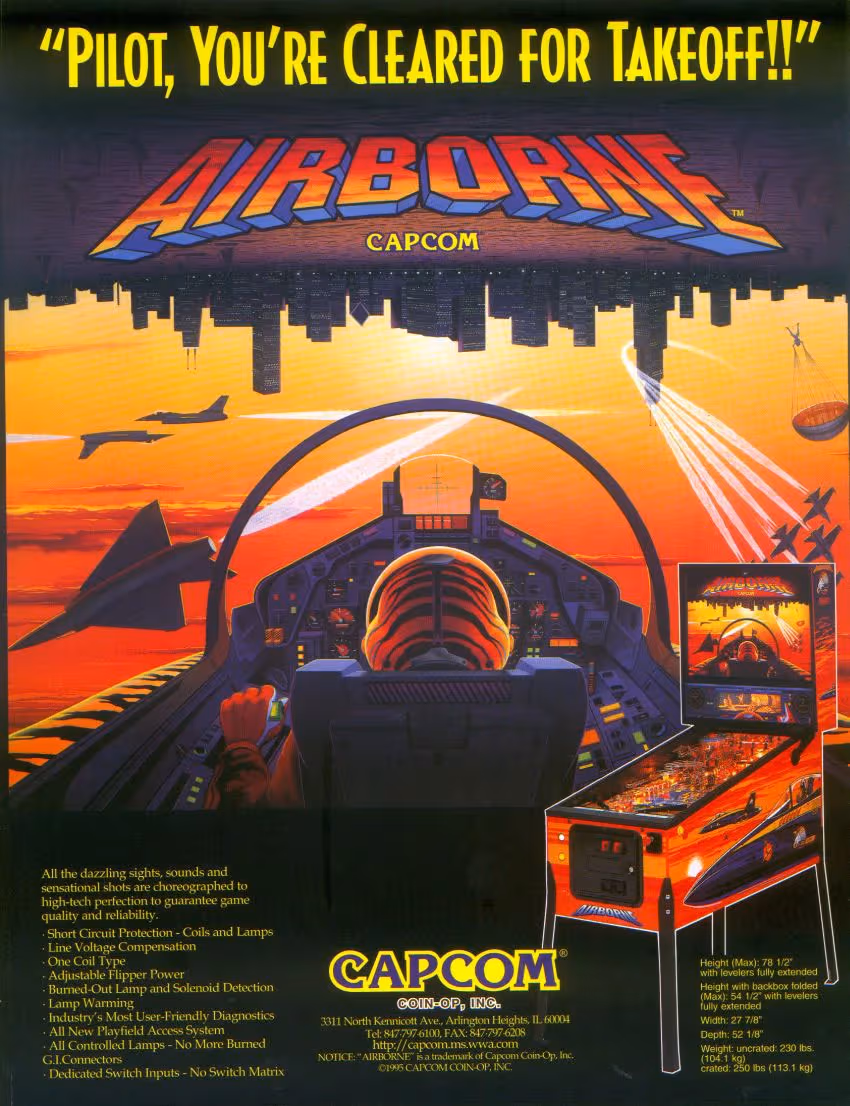 Airborne Pinball Flyer Kineticist