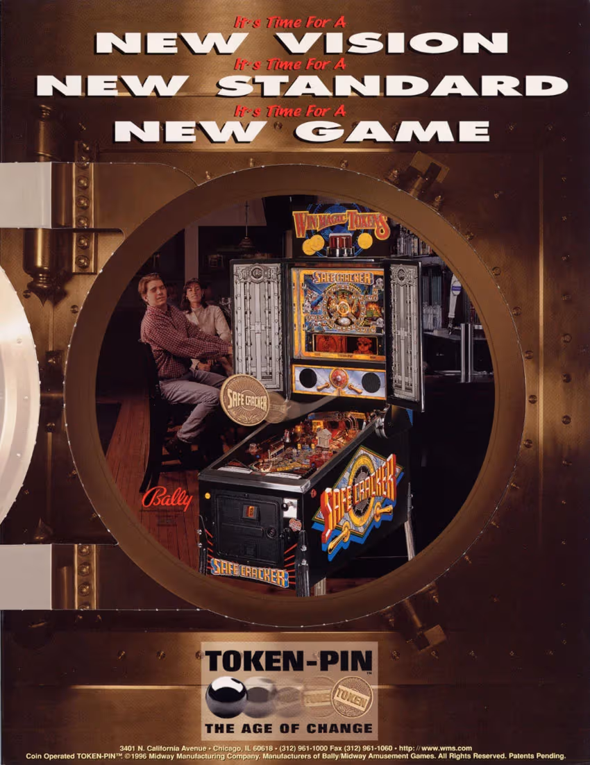 Safe Cracker Pinball Flyer Kineticist
