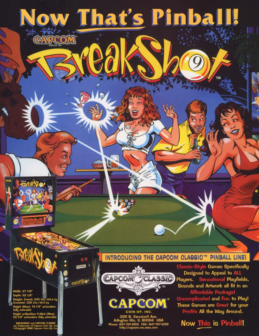 Breakshot Pinball Flyer Kineticist