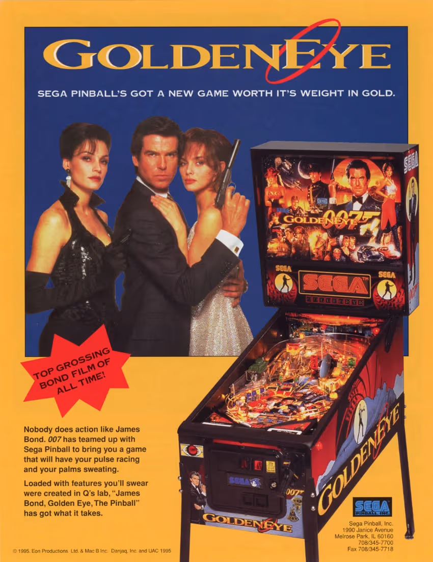 Goldeneye Pinball Flyer Kineticist