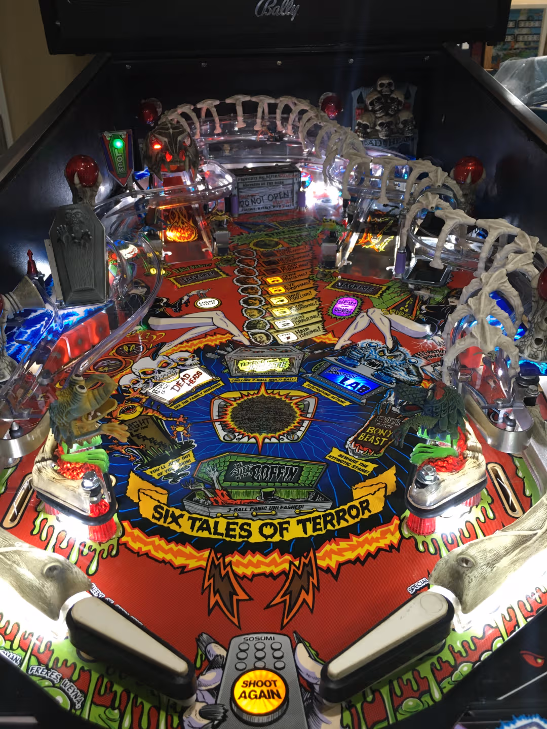 Scared Stiff Pinball Playfield Kineticist