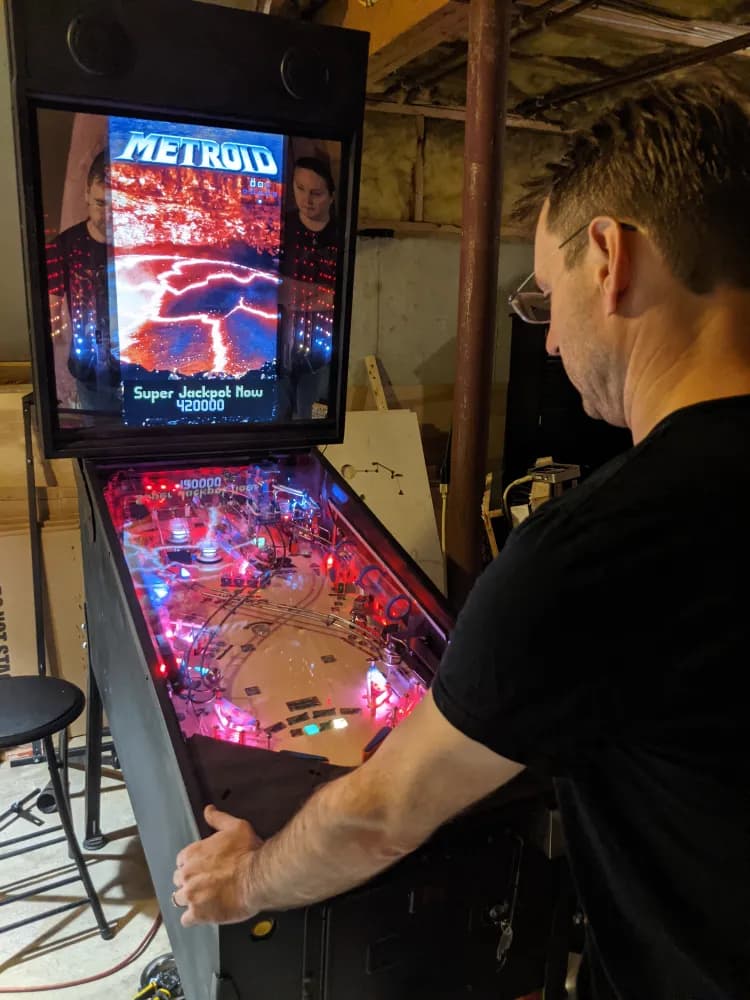 Homebrew Pinball Metroid Mark Seiden