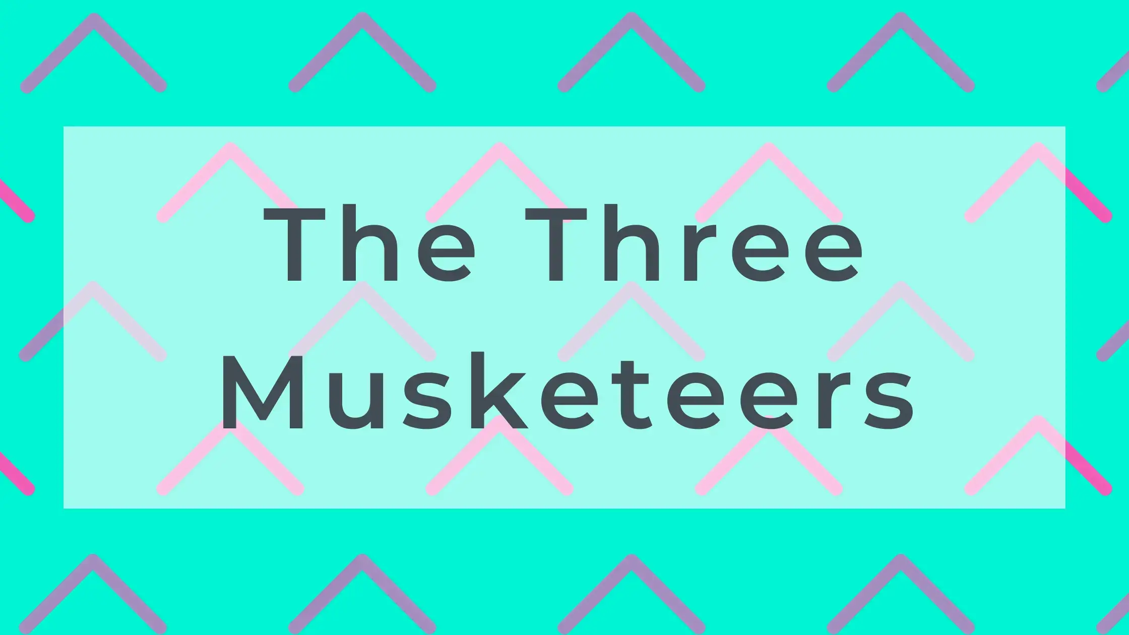 The Three Musketeers