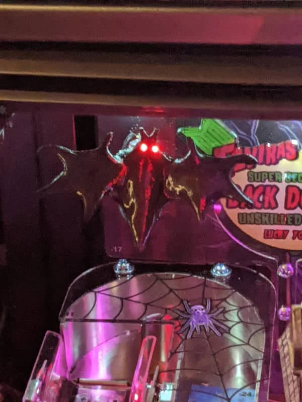 Elvira's House of Horrors Lighted Spooky Bat Mod