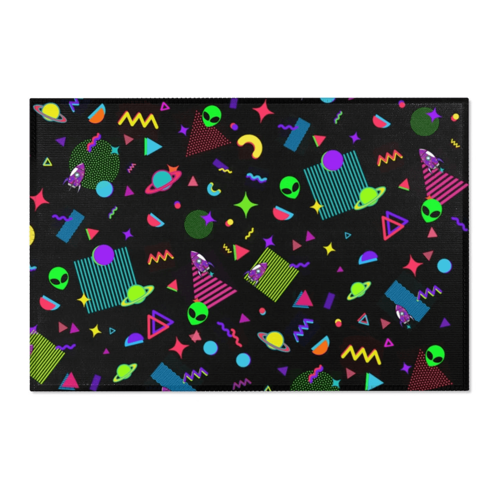 alient game room arcade carpet