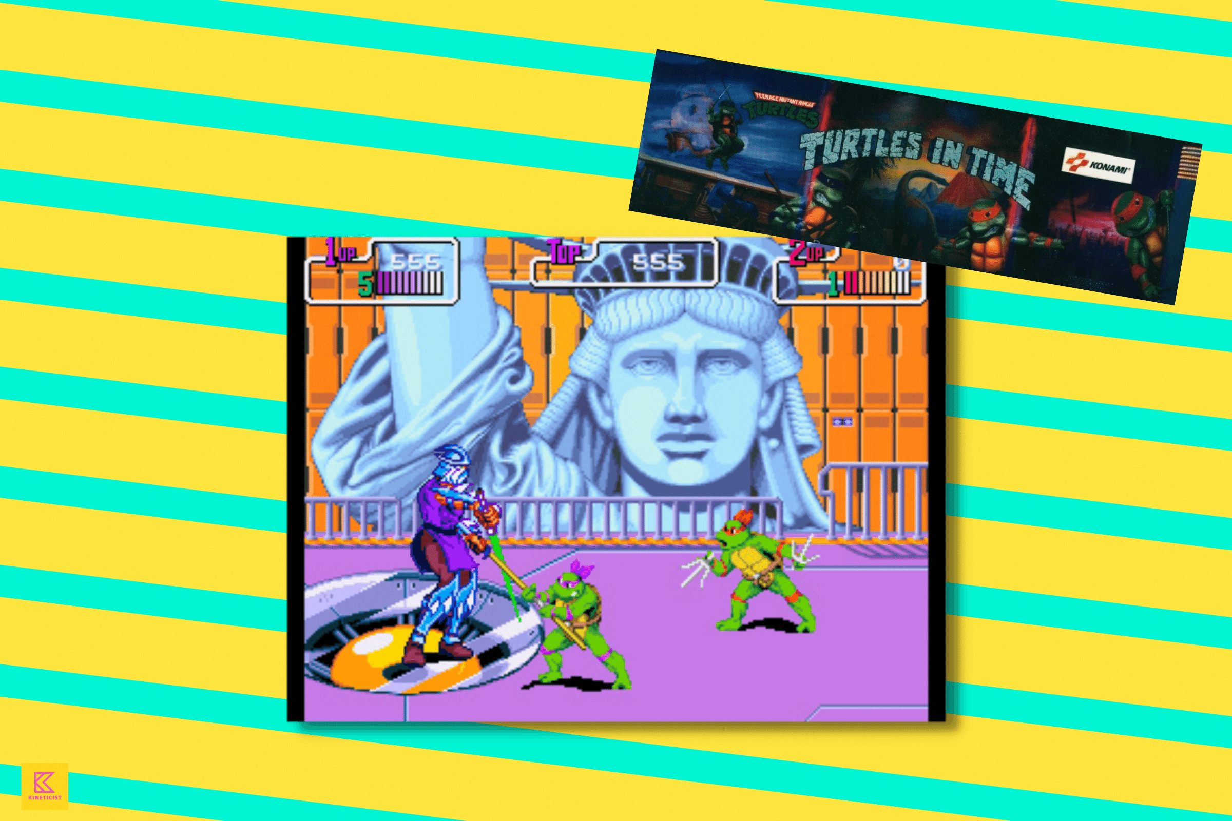 teenage mutant ninja turtles turtles in time 1990s arcade game