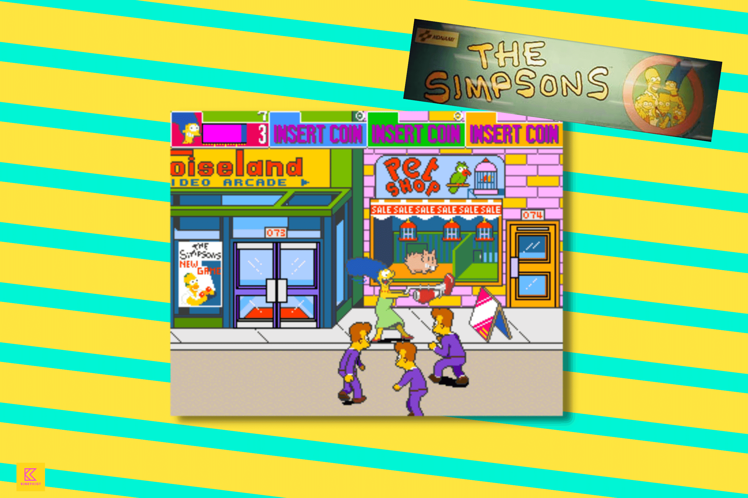 the simpson best 90s arcade game