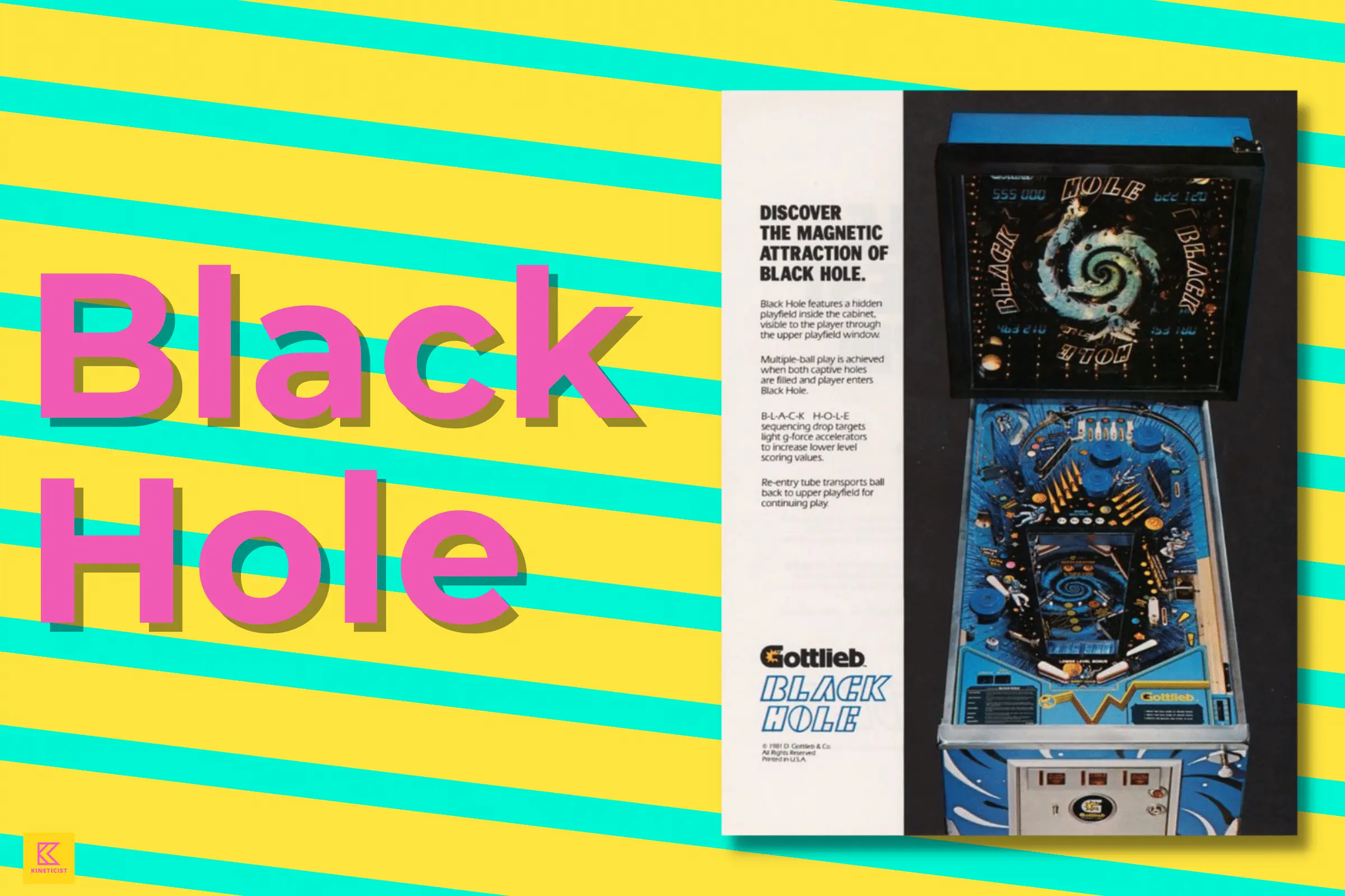 black hole pinball machine gottlieb