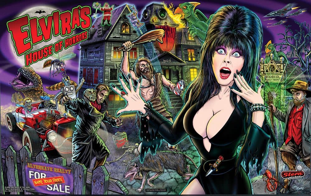 elvira's house of horrors stern pinball machine 2019