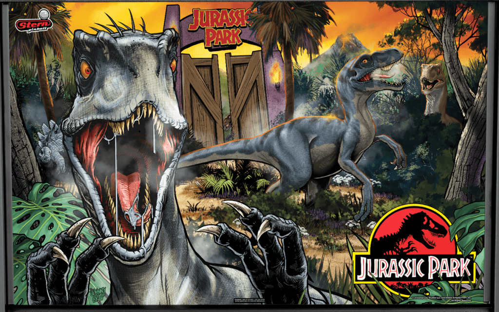 jurassic park pinball machine stern 2019