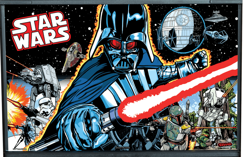 star wars comic art pinball stern 2019