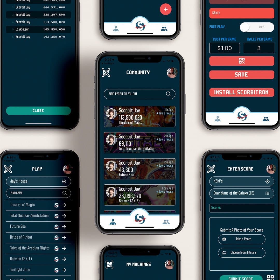 scorbit pinball app images