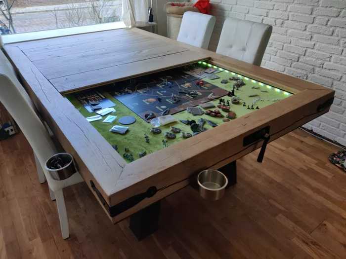 diy gaming table for board games