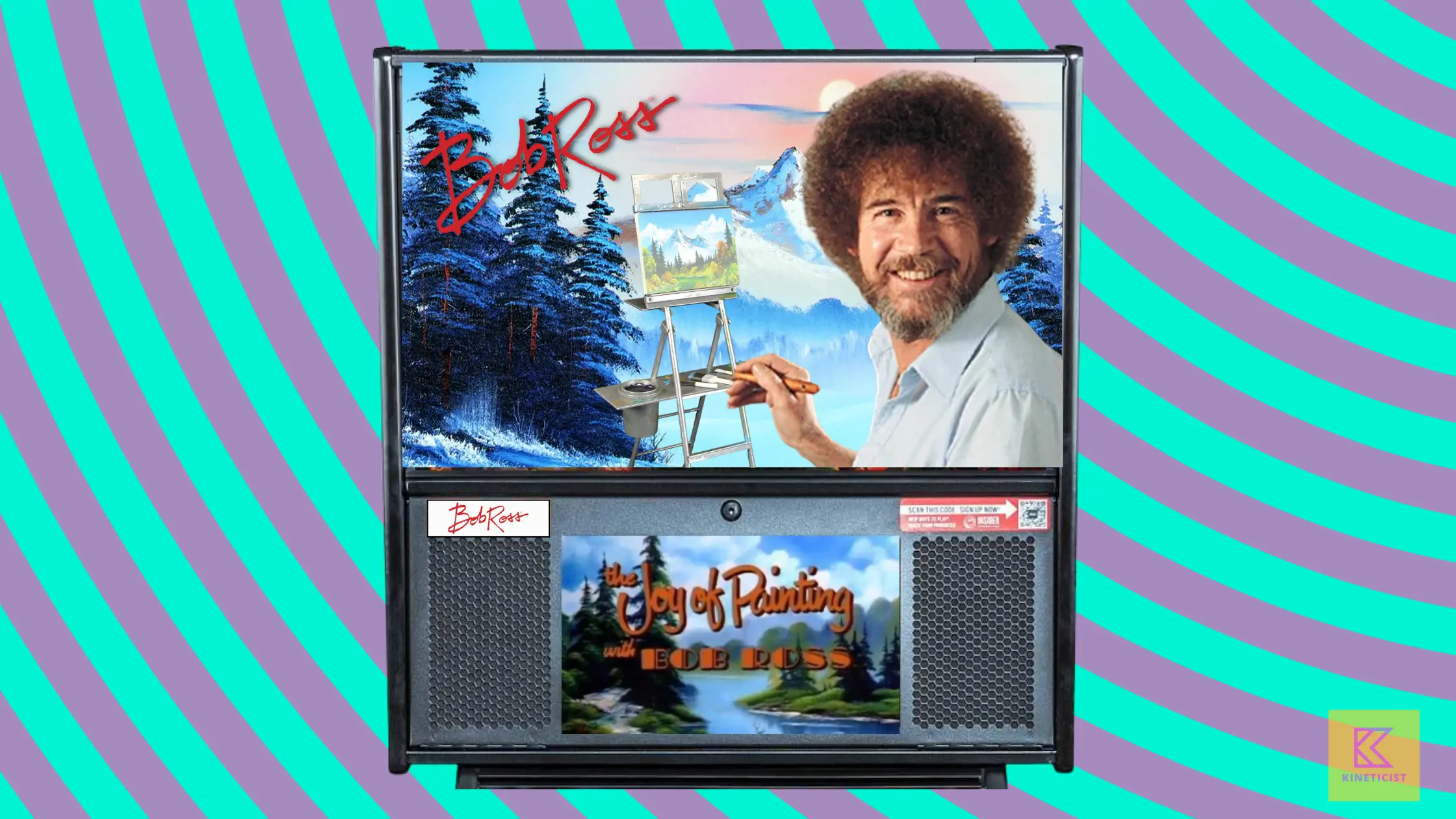 bob ross pinball machine
