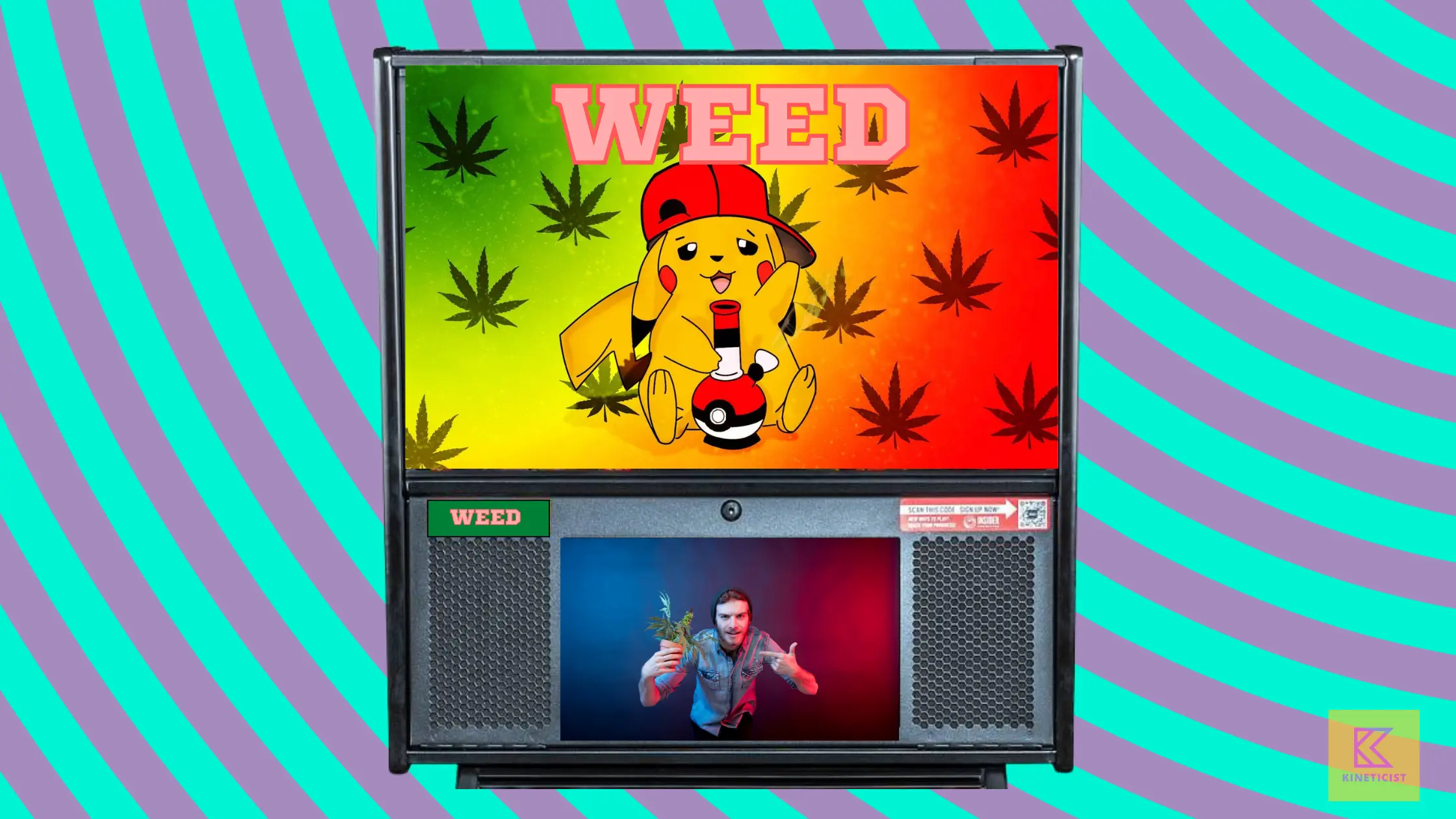 weed pinball machine