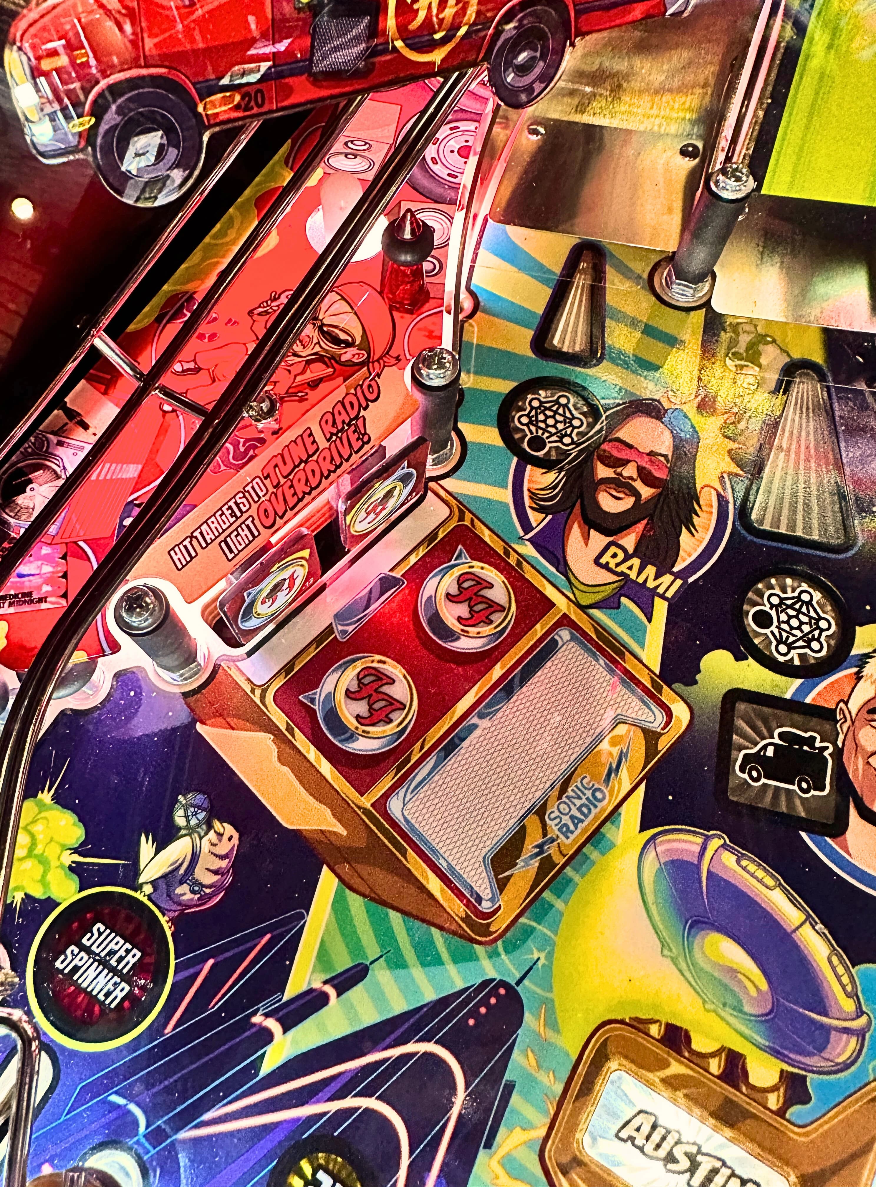 foo fighters pinball radio targets