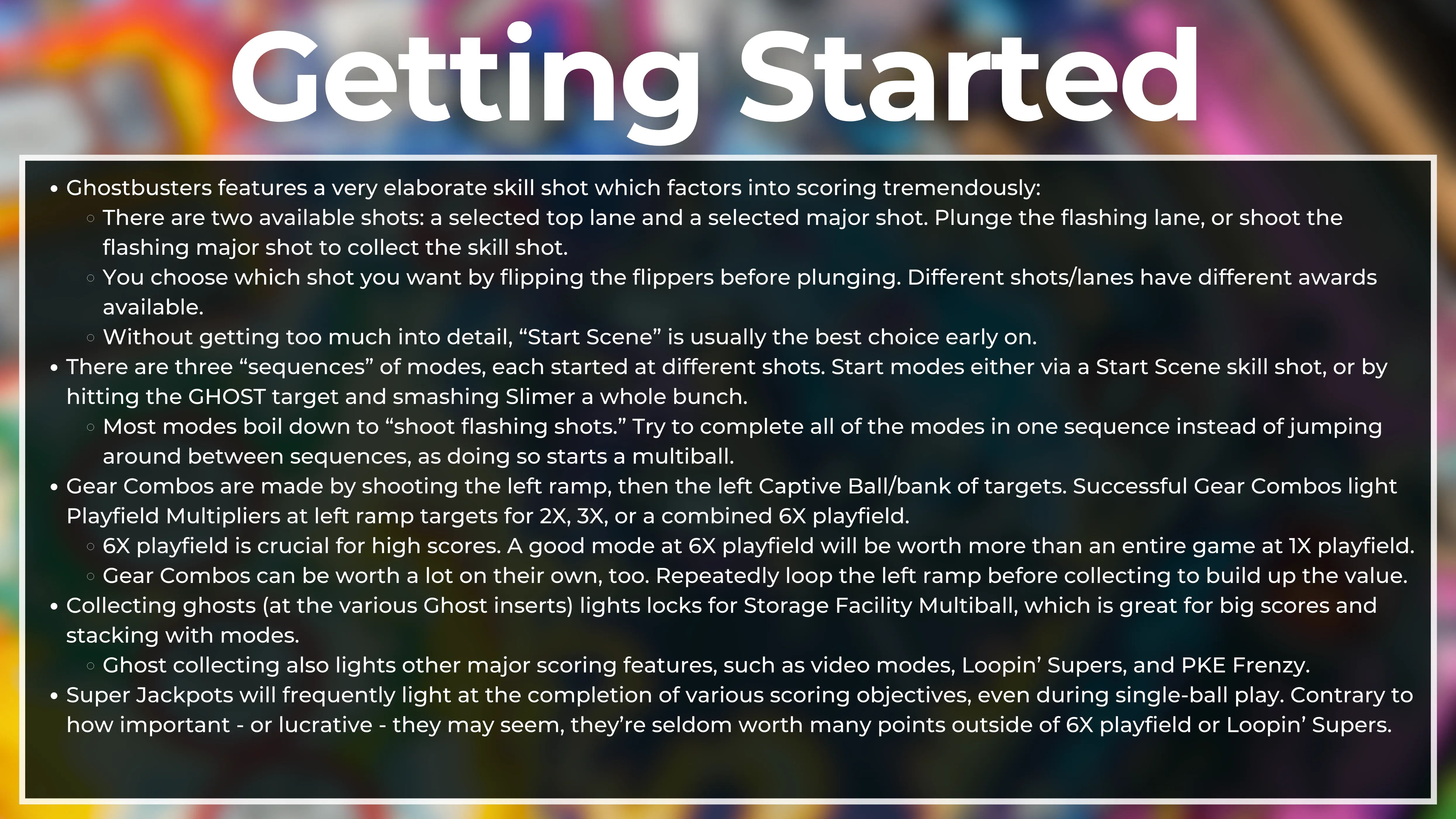 getting started with ghostbusters pinball by stern