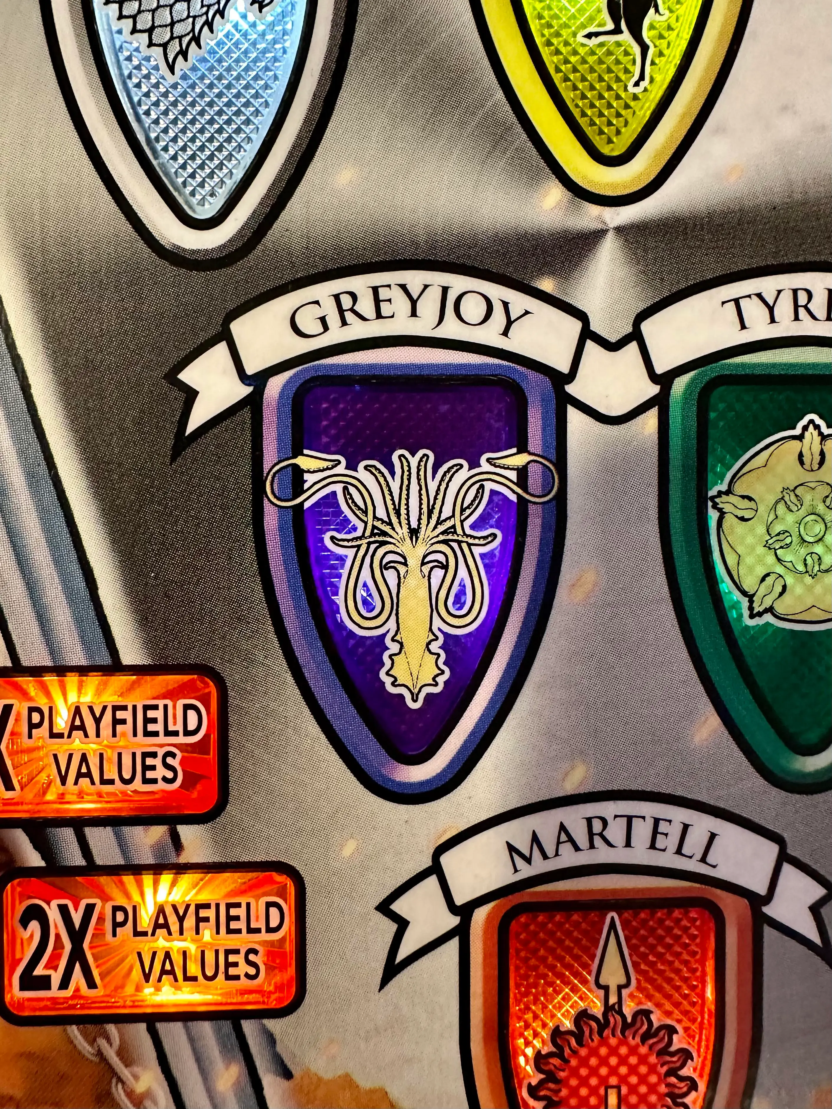 house greyjoy game of thrones pinball