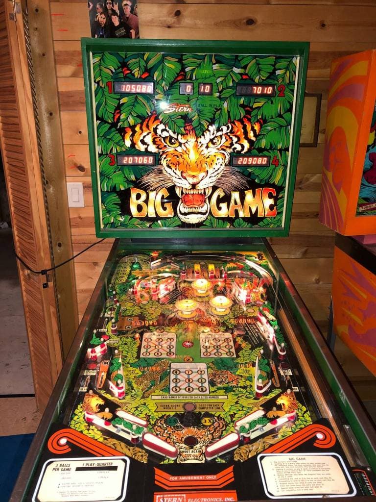 top 1980s pinball machines stern big game