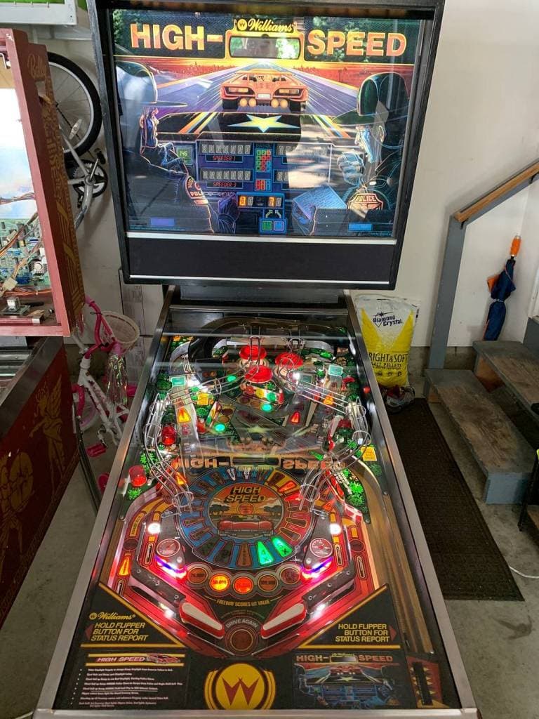 best 80s pinball williams high speed game