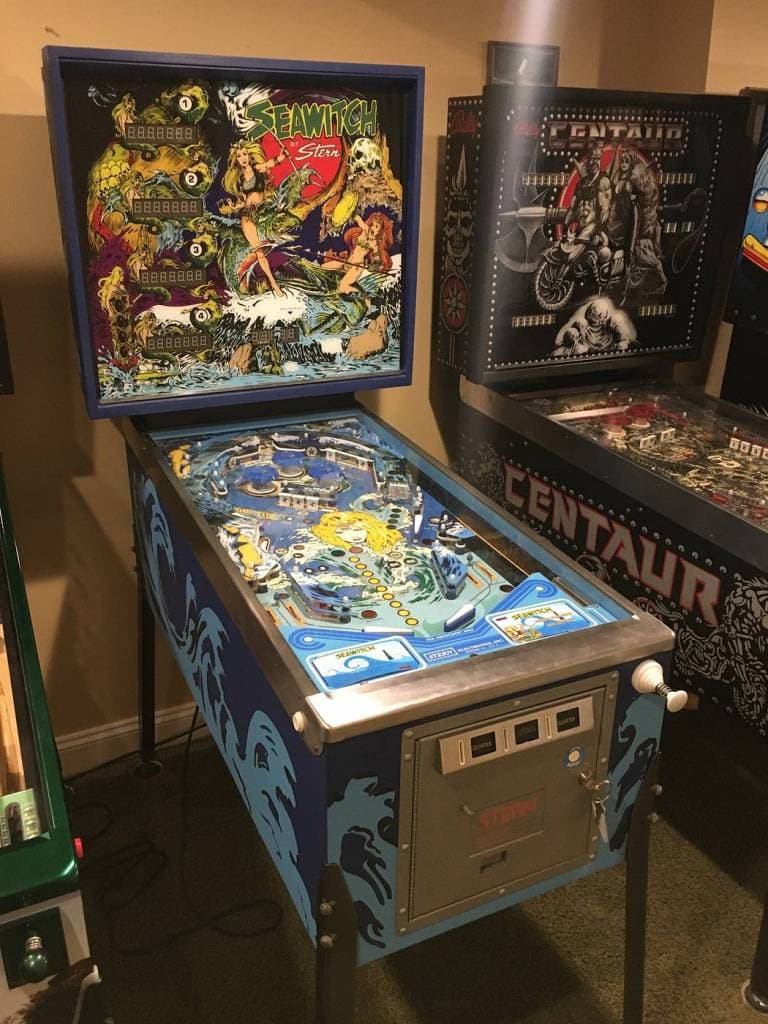 80s pinball machines stern seawitch