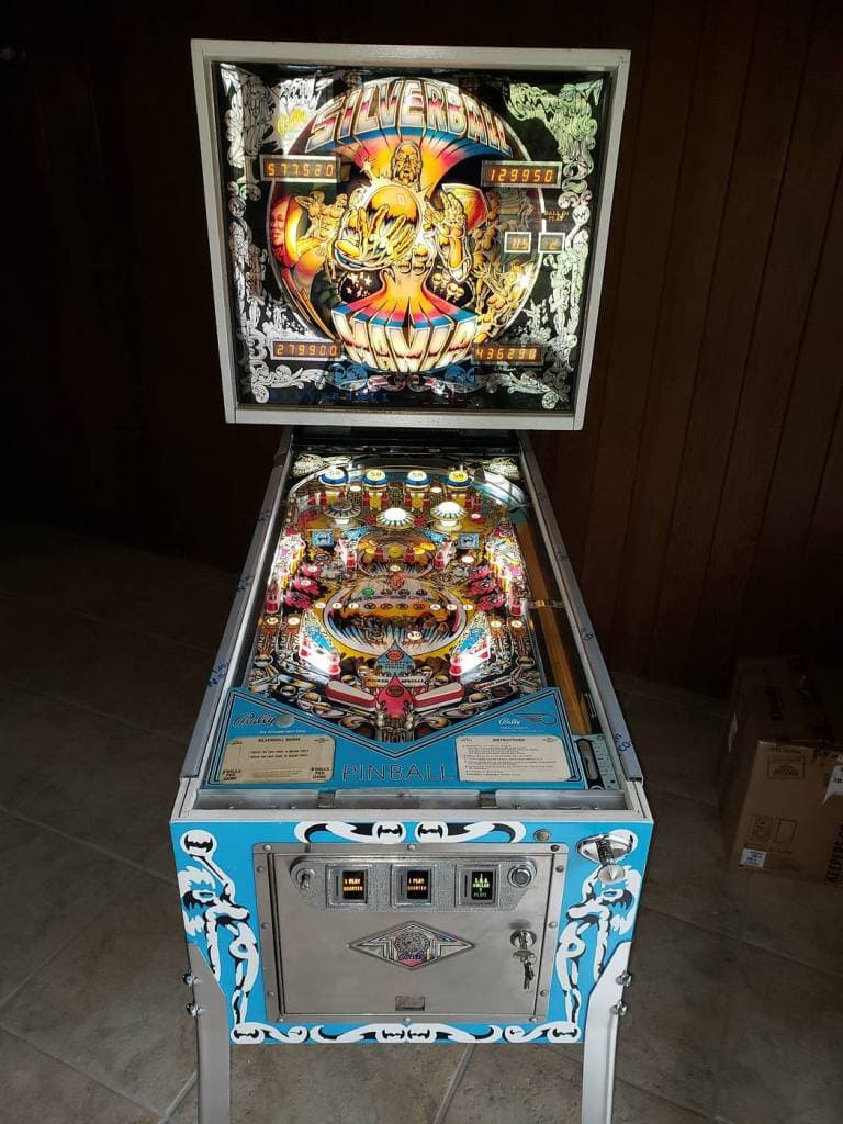 bally silverball mania 80s pinball machine
