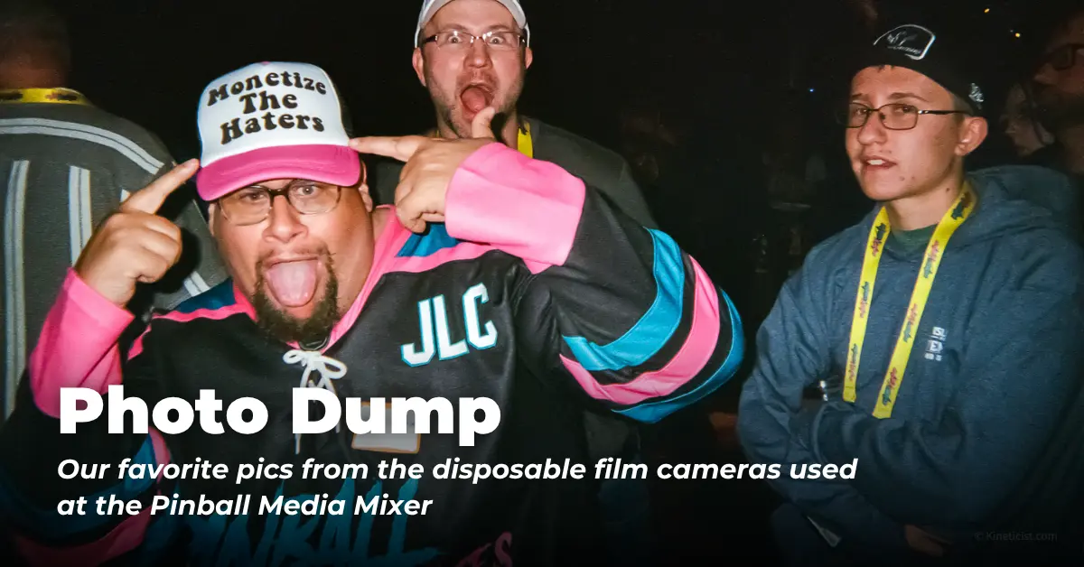 Photo Dump: Scorbit x Kineticist Pinball Media Mixer 3 in Photos