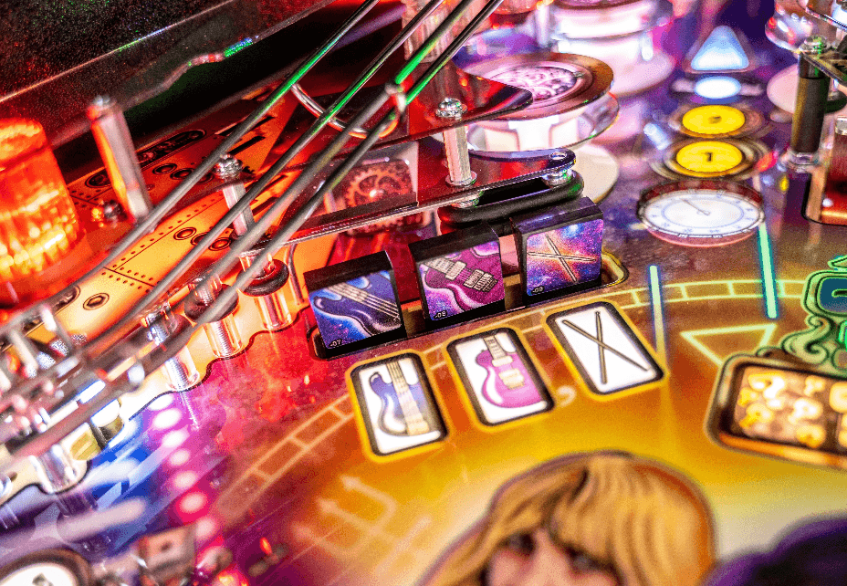 guitar targets rush pinball