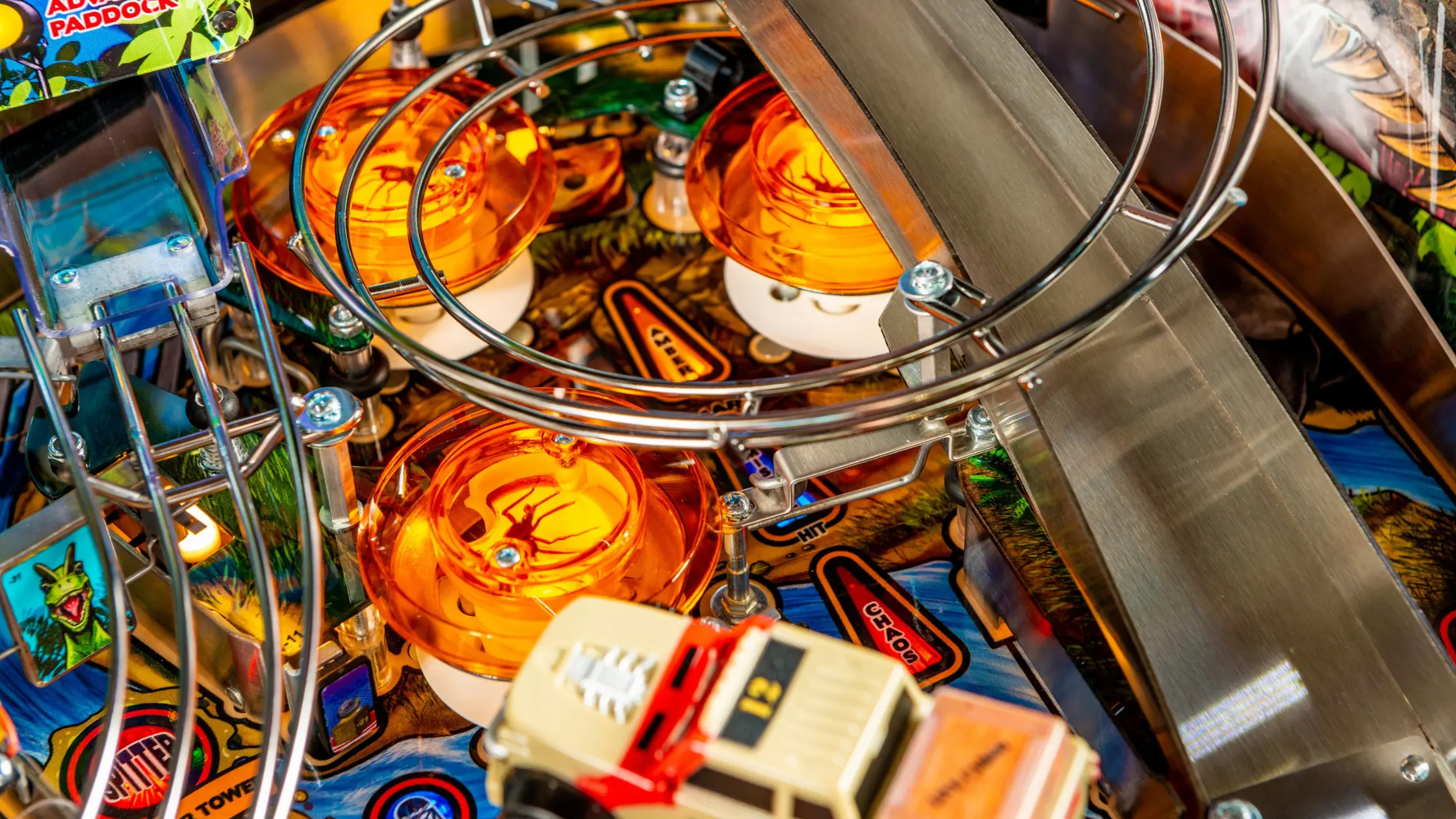 stern jurassic park pinball chaos multiball