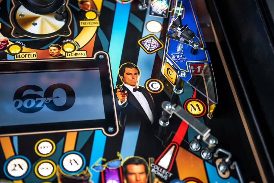 James Bond 60th M standup