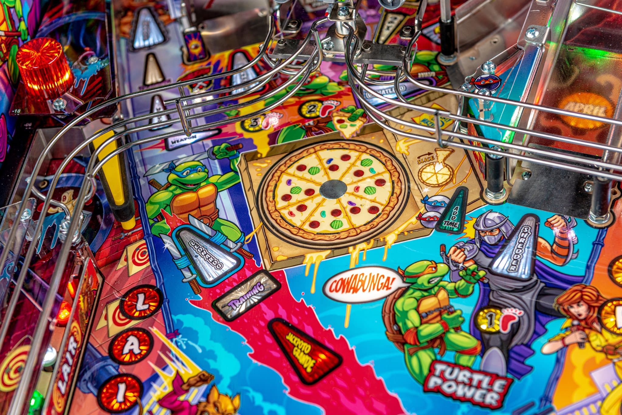 TMNT Pinball Spinning Pizza Disc