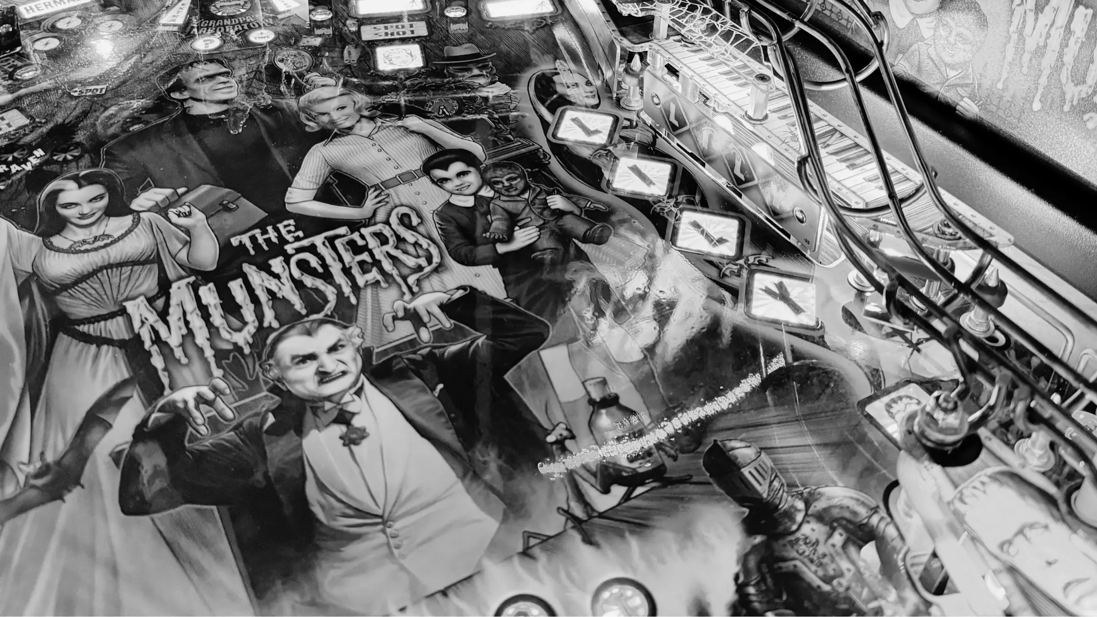 lily targets munsters pinball