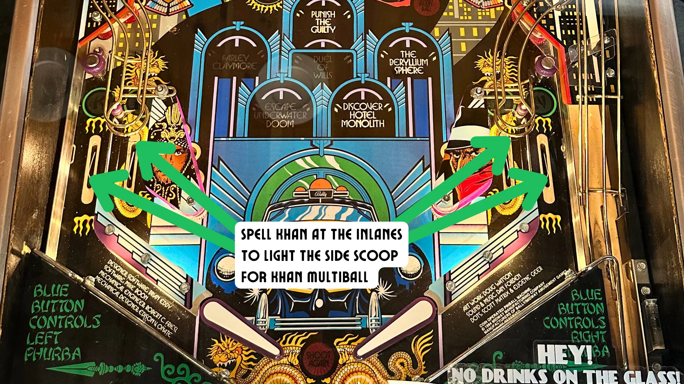 khan multiball the shadow pinball