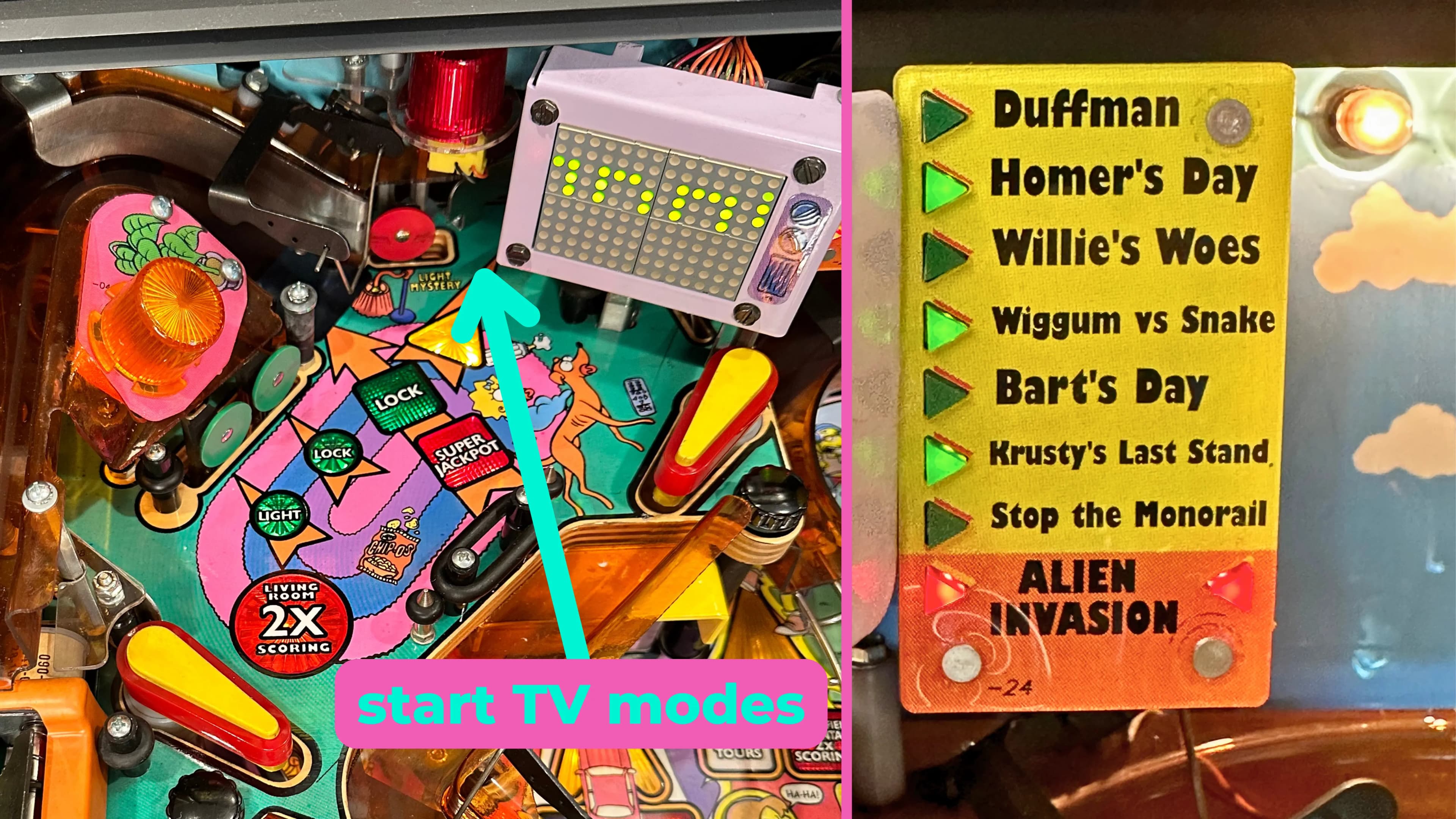 the simpsons pinball party rules tutorial tv modes
