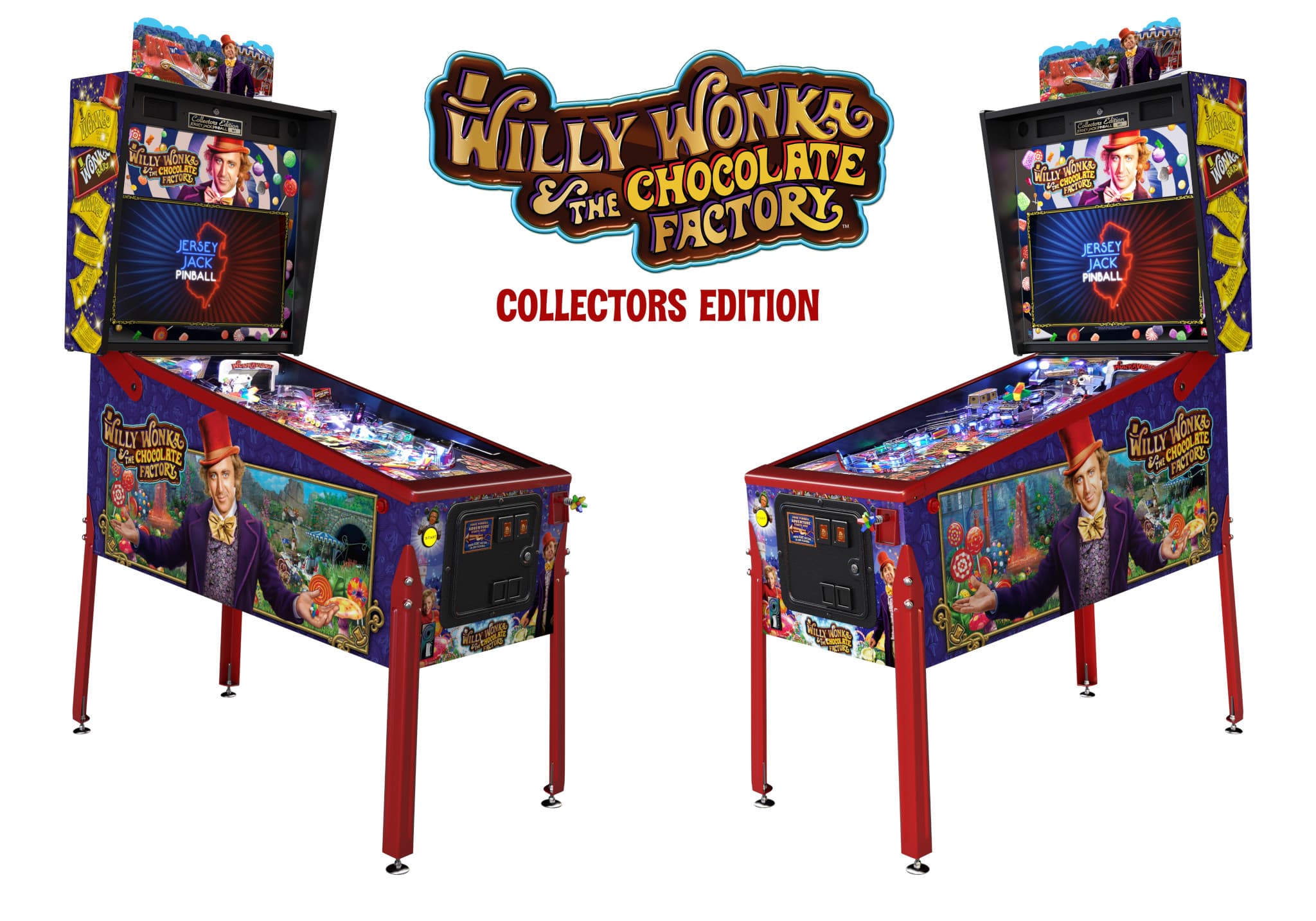 Willy Wonka Chocolate Factory Collectors Edition pinball machine