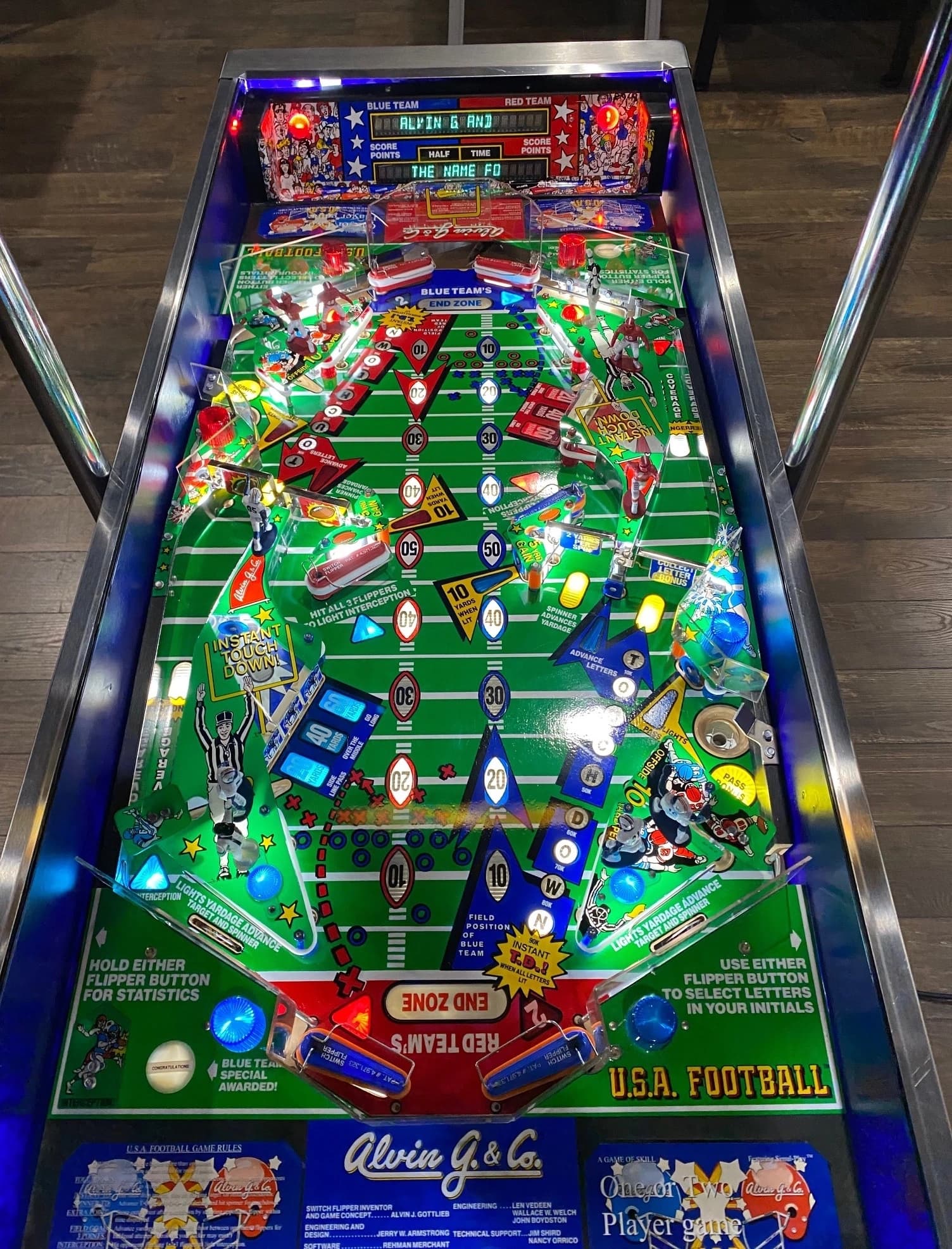 A.G. Soccer-Ball / A.G. Football Pinball Machine (1991) by Alvin G A.G. Soccer-Ball / A.G. Football Pinball Machine (1991) by Alvin G